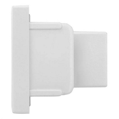 Edit 1 Circuit Track Dead End Cap White from B&Q