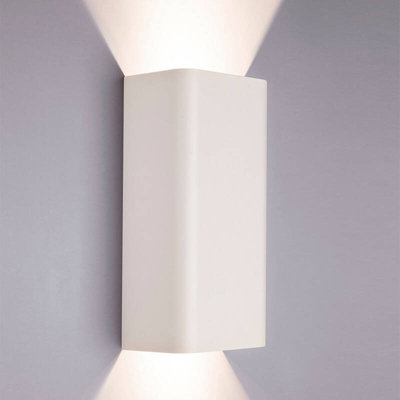 Edit Bergen Up & Down Wall Light White from B&Q