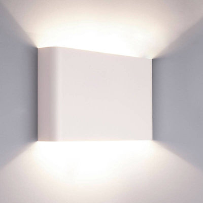 Edit Haga Up & Down Wall Light White from B&Q