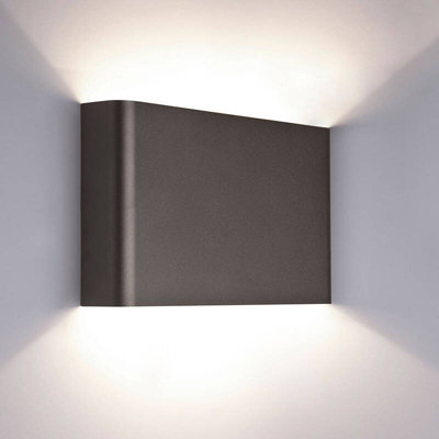 Edit Haga Up & Down Wall Light Graphite from B&Q