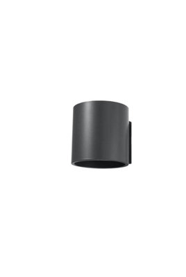 Sollux Lighting Wall Lamp Orbis Natural Wood - Anthracite / Aluminium - Image 3