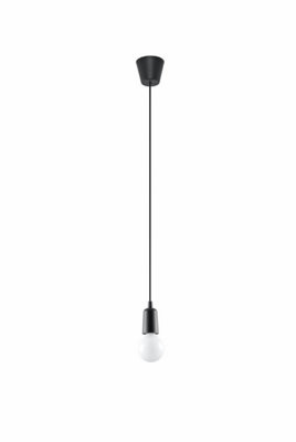 B&Q -  Luminosa Diego 1 Light Ceiling Pendant Black