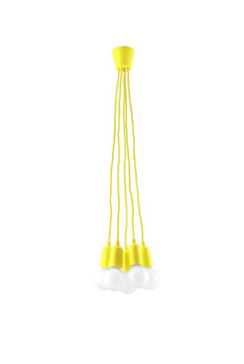 Sollux Lighting Pendant Lamp Diego 5 Yellow - Yellow - Image 2