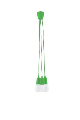 Sollux Lighting Pendant Lamp Diego 3 Orange - Green - Image 3