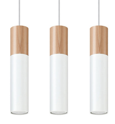 Sollux Lighting White Hanging Lamp Pablo 3 - Image 3