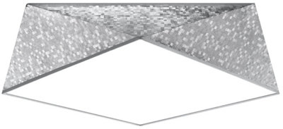 Sollux Lighting Ceiling Lamp Hexa 45 Silver - Silver - Image 2
