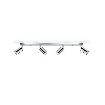 Sollux Lighting Light Sollux Ing Ring Steel Chrome Classic Ceiling 4L