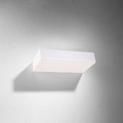 Sollux Lighting Taugan Ceramic White 2 Light Classic Wall Light from B&Q