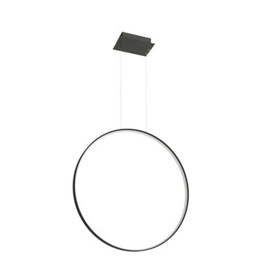 B&Q -  Luminosa Rio Integrated Led Circle Pendant Ceiling LightBlack3000K5520Lm