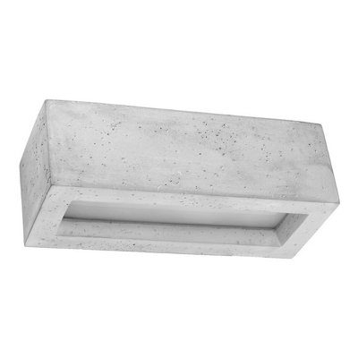 B&Q -  Luminosa Vega Up & Down Wall Lamp Concrete Grey30Cm