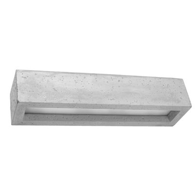 B&Q -  Luminosa Vega Up & Down Wall Lamp Concrete Grey50Cm