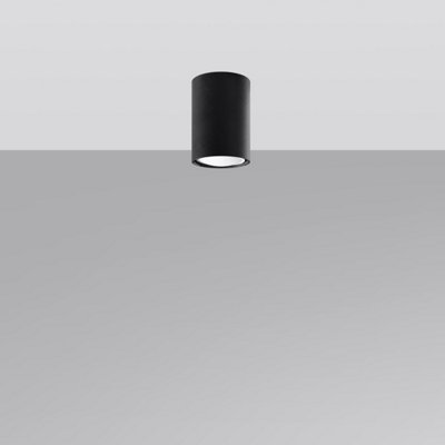 Sollux Lighting Lagos Steel Black 10 Light Classic Ceiling Light from B&Q