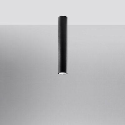 Sollux Lighting Lagos Steel Black 40 Light Classic Ceiling Light from B&Q