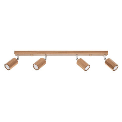 Sollux Lighting Bronze/Light Zake Wood Classic Ceiling Size 4