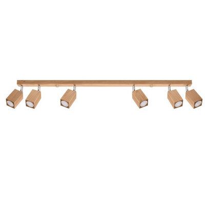 Sollux Lighting Ceiling Lamp Keke 6 Oak - Oak - Image 2