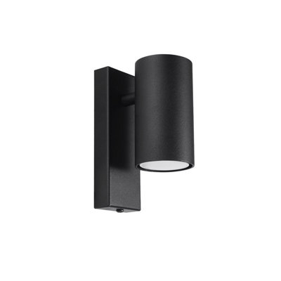 B&Q -  Luminosa Utti Single SpotlightBlack1X Gu10