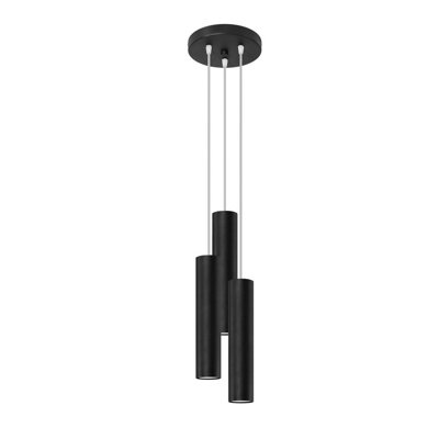 B&Q -  Luminosa Lagos Cluster Pendant Ceiling LightBlack3X Gu10