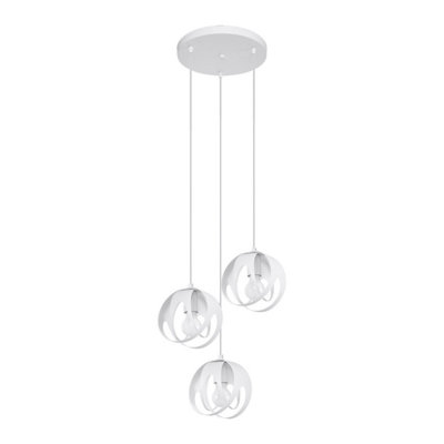 B&Q -  Luminosa Tulos Cluster Pendant Ceiling LightWhite3X E27