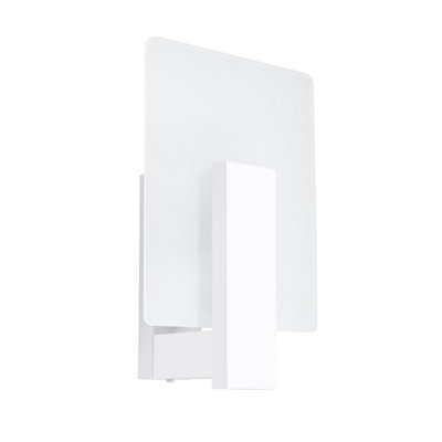 B&Q -  Luminosa Lappo Flush Wall Lamp White