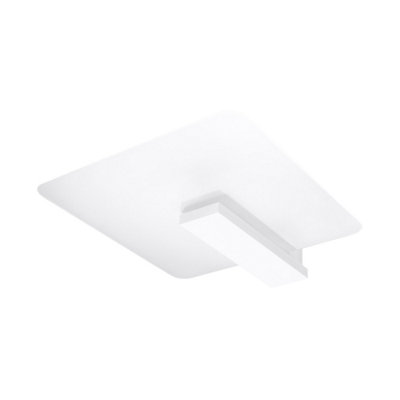 B&Q -  Luminosa Lappo Flush Ceiling Light White