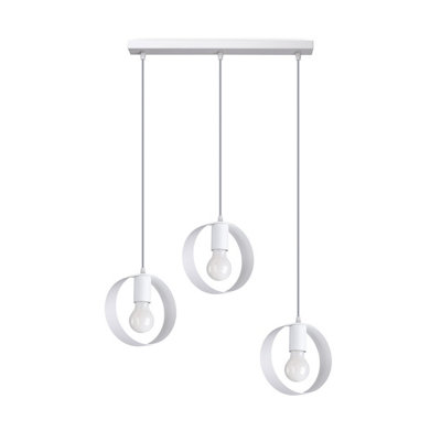 B&Q -  Luminosa Titran Bar Pendant Ceiling Light White