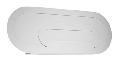 B&Q -  Luminosa Saccon Flush Modern Wall Lamp White G9