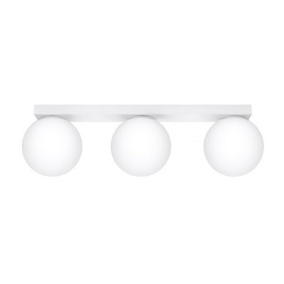 B&Q -  Luminosa Yoli Globe Ceiling Light White