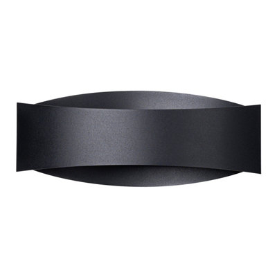 B&Q -  Luminosa Toni Modern Up & Down Wall Lamp Black 1X G9