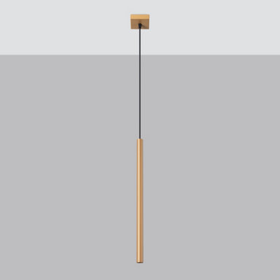 Sollux Lighting Pastelo Steel Gold 1 Lights Modern Pendant Ceiling Light from B&Q