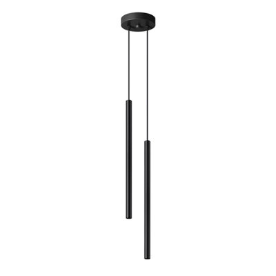 B&Q -  Luminosa Pastelo Modern Cluster Pendant Ceiling Light Black 2X G9