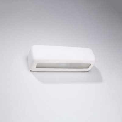 Sollux Lighting Subani Ceramic White 1 Light Classic Wall Light from B&Q