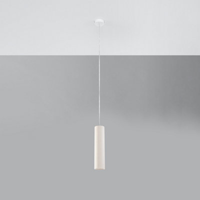 Sollux Lighting Nancy Ceramic White 1 Light Classic Pendant Ceiling Light from B&Q