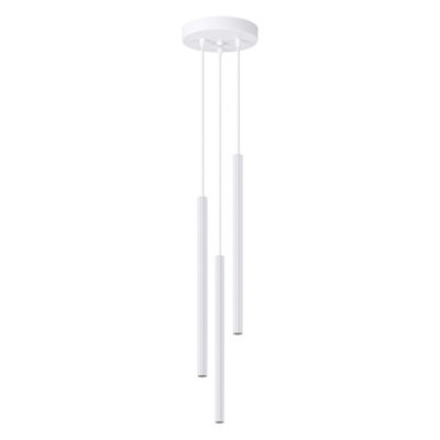 B&Q -  Luminosa Arche Cluster Pendant Ceiling Light 3 Lamp White