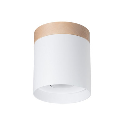 B&Q -  Luminosa Rif Surface Mounted Downlight White
