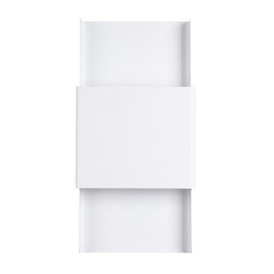 B&Q -  Luminosa Durlin Flush Wall Lamp White