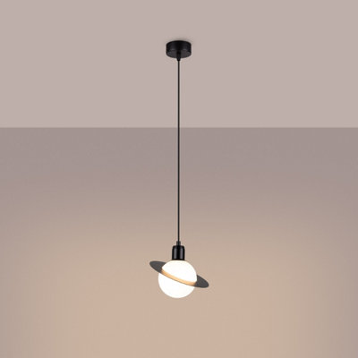 Sollux Lighting Pendant Lamp Hyperion 1 Black - Black - Image 3