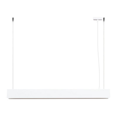 B&Q -  Luminosa Spark Bar Pendant Ceiling Light White