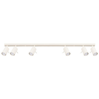 B&Q -  Luminosa Ring Modern Spotlight Bar 6 Light Beige
