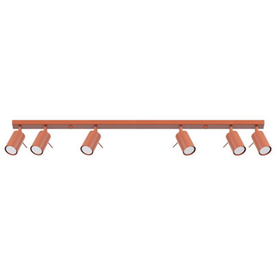 Sollux Lighting Ceiling Lamp Ring 6L Red Ochra - Red Ochre - Image 2