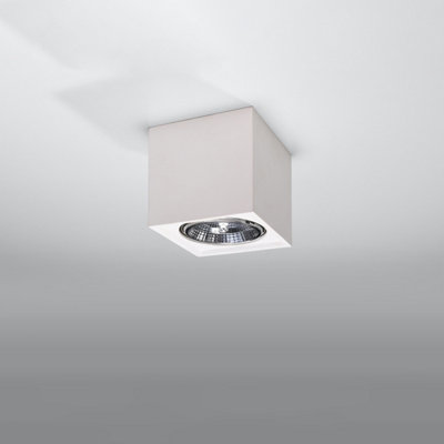 Sollux Lighting Seida Ceramic White 1 Light Classic Ceiling Light from B&Q
