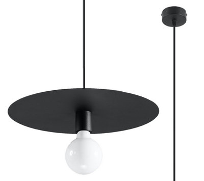 Sollux Lighting Black Hanging Lamp Flavio - Image 3