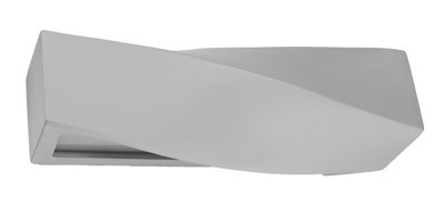 Sollux Sigma Grey Ceramic Wall Lamp - E27 Bulb Holder - 42cm Height - Living Room, Hallway, Bedroom Lighting - Image 3