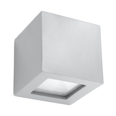 B&Q -  Luminosa Leo Up & Down Wall Lights Grey E27