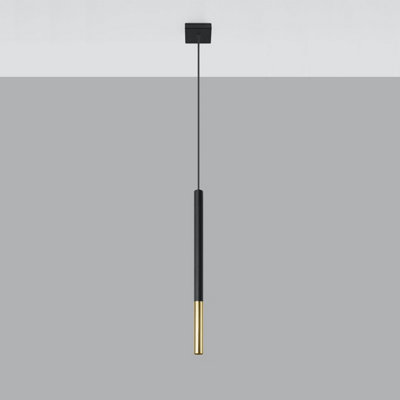 Sollux Lighting Mozaica Steel Black 1 Light Classic Pendant Ceiling Light from B&Q