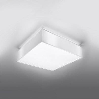 Sollux Lighting Horus Polyvinyl Chloride (Pvc) White 4 Light Classic Ceiling Light from B&Q