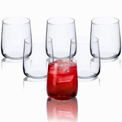 Kadax Water Glasses, Set Of, Drinking Glasses, Transparent Glass Tumblers, Highball Glasses For Drinks Size 6