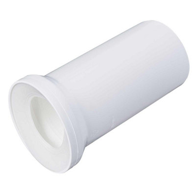 Rawiplast White 250Mm Long Toilet Waste Pan Connector Straight 110Mm Soil Pipe