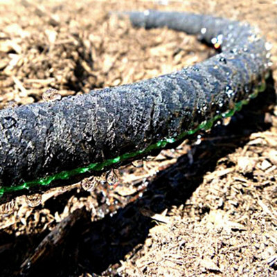 Aqua Drop Garden Hose Pipe Porous 100M Flexible Durable Soaker Hose Pipe Watering System from B&Q