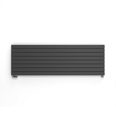 Terma Grey Forte Metallic Hydronic Horizontal Or Vertical Designer 5555Btu Radiator, (W)588Mm X (H)1800Mm