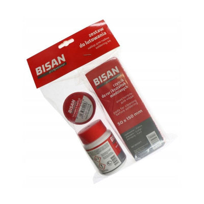 Bisan Plumbing Plumbers Pipe Soldering Tools Set Kit, Solder, Cleaner, Soldering Paste